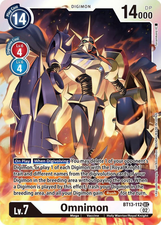 Omnimon | Versus Royal Knights #BT13-112 SEC
