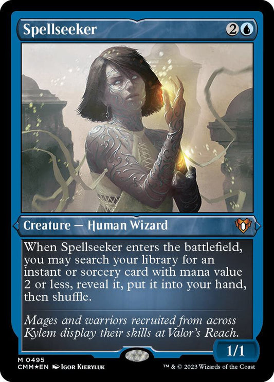 Spellseeker (Foil Etched) | Commander Masters #495