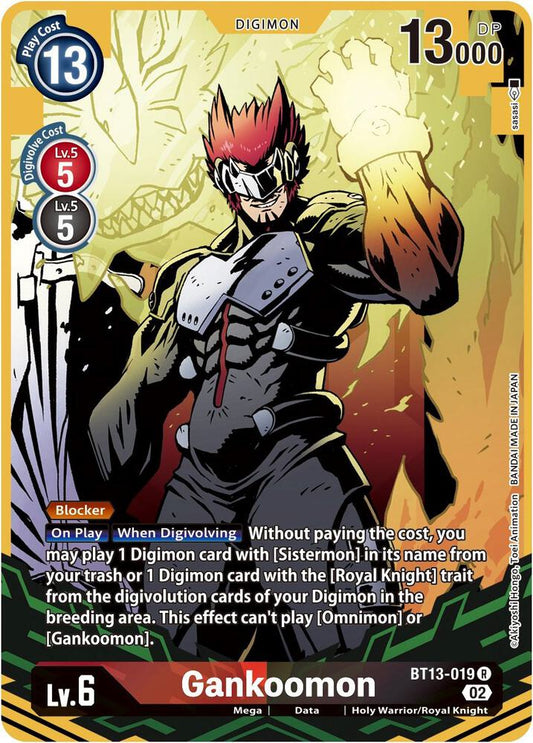 Gankoomon (Alternate Art) | Versus Royal Knights #BT13-019 R