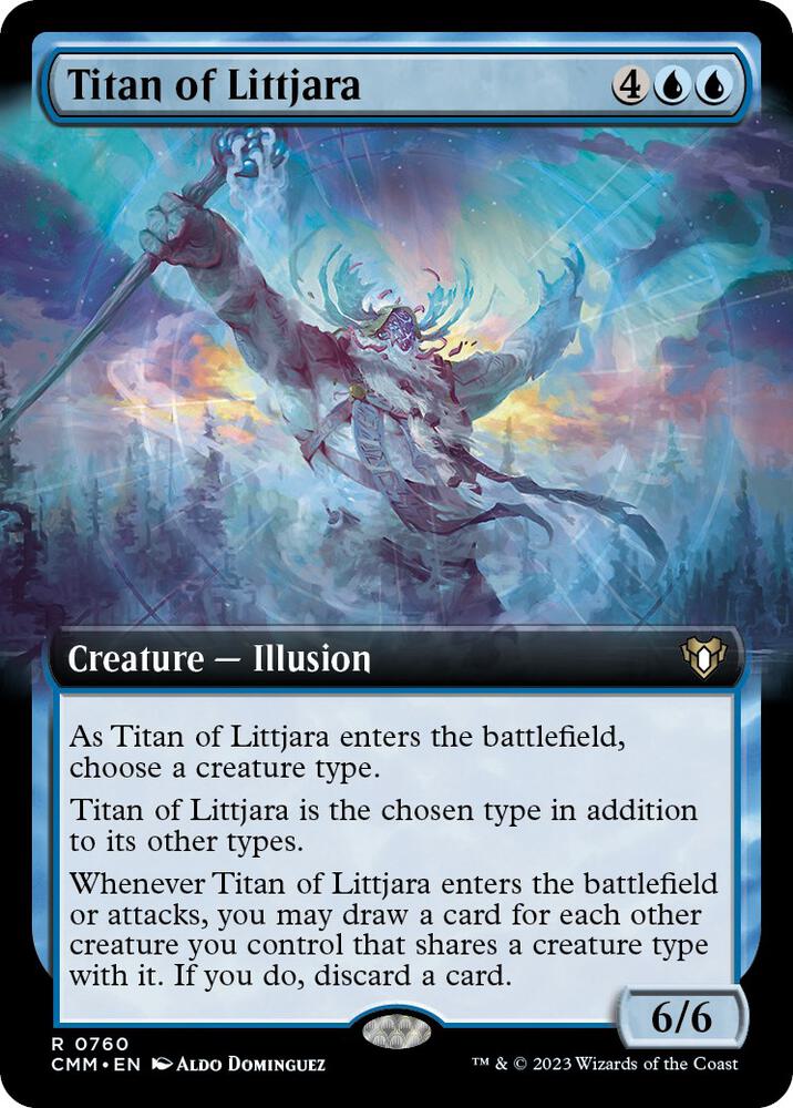Titan of Littjara (Extended Art) | Commander Masters #760