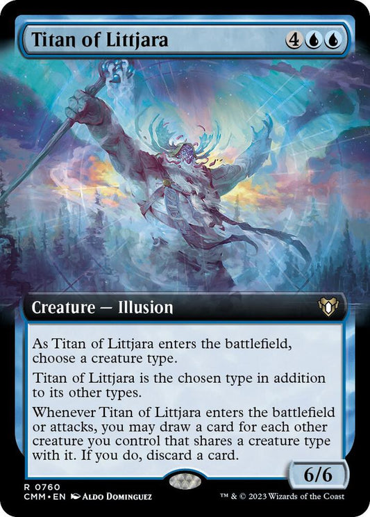 Titan of Littjara (Extended Art) | Commander Masters #760