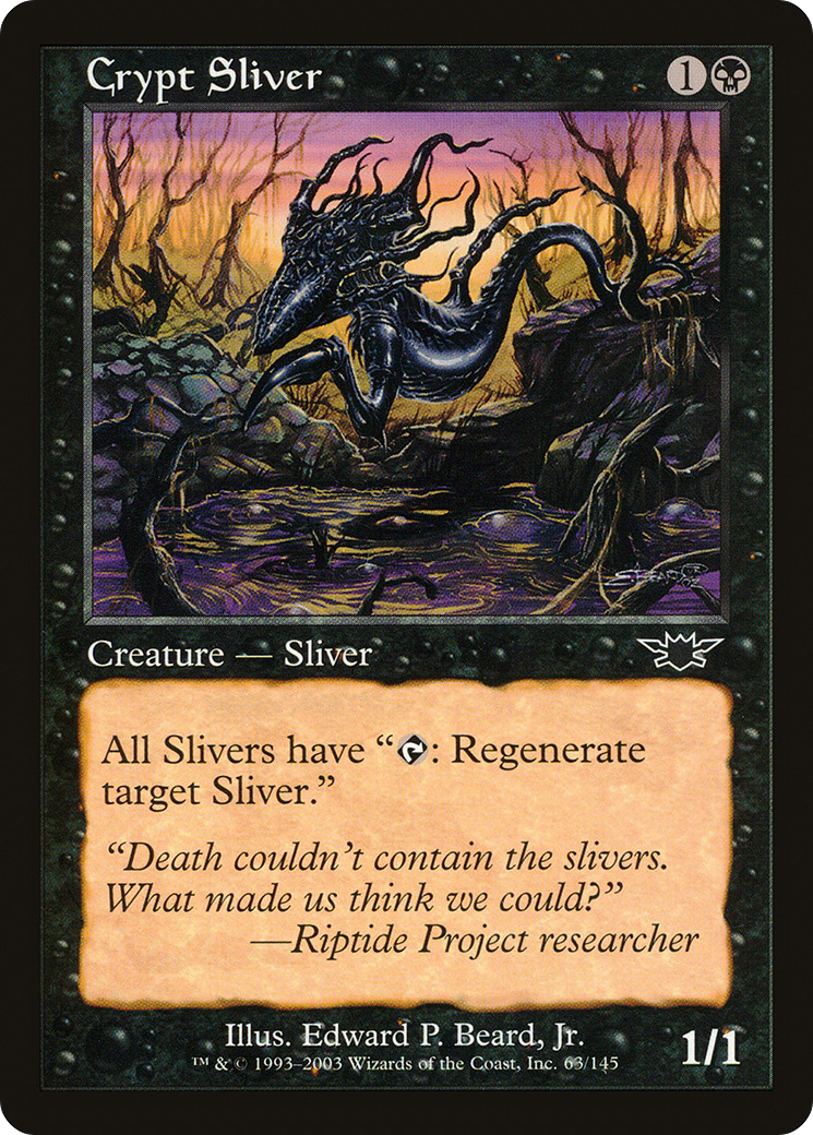 Crypt Sliver | Legions #63 [foil]