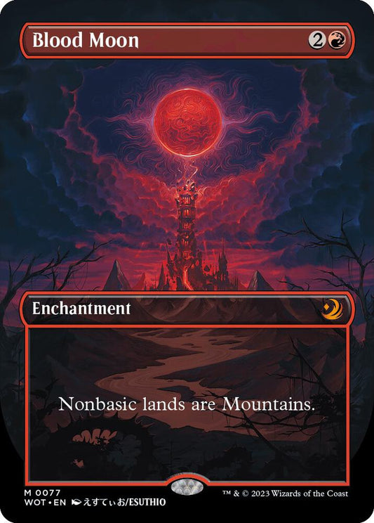 Blood Moon (Anime Borderless) | Wilds of Eldraine: Enchanting Tales #77