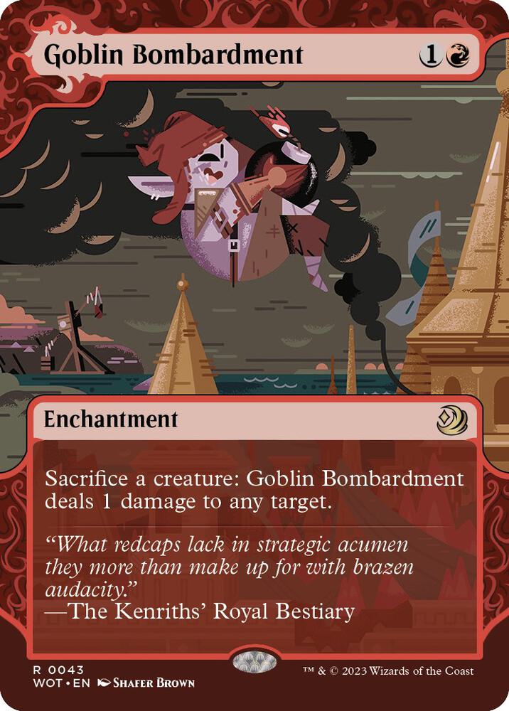Goblin Bombardment | Wilds of Eldraine: Enchanting Tales #43