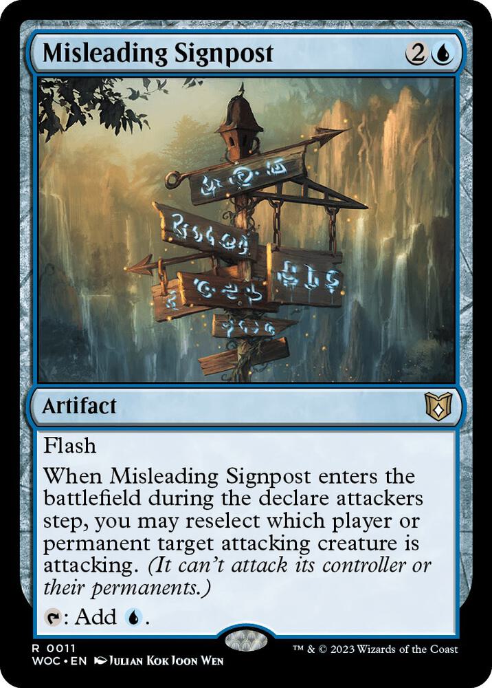 Misleading Signpost | Commander: Wilds of Eldraine #11