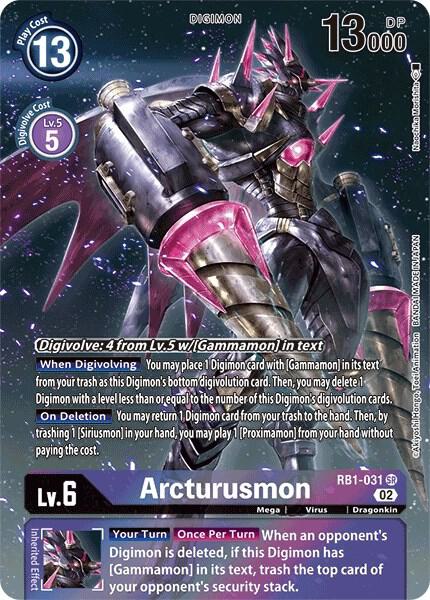 Arcturusmon (Textured Alternate Art) | Resurgence Booster #RB1-031 SR