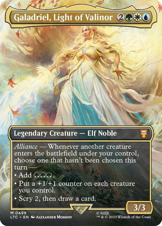 Galadriel, Light of Valinor (Borderless) | Commander: The Lord of the Rings: Tales of Middle-earth #498