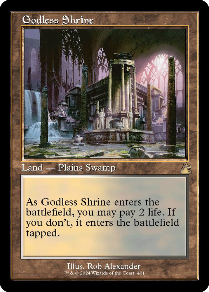 Godless Shrine (Retro Frame) | Ravnica Remastered #401