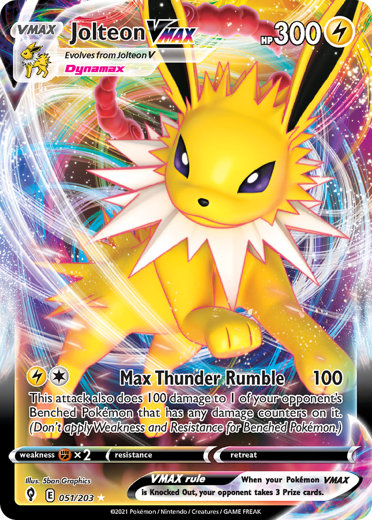 Jolteon VMAX | Evolving Skies #51 [holofoil]