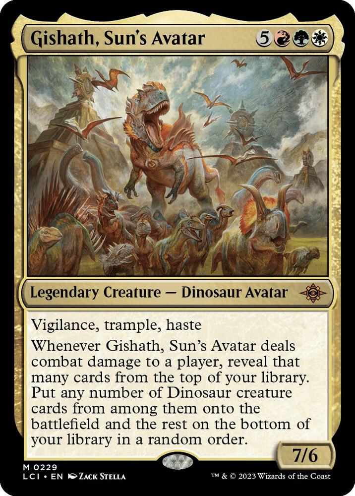 Gishath, Sun's Avatar | The Lost Caverns of Ixalan #229