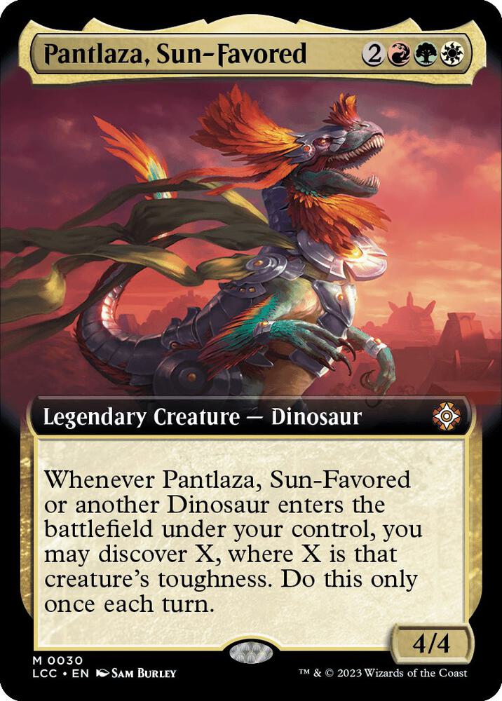 Pantlaza, Sun-Favored (Extended Art) | Commander: The Lost Caverns of Ixalan #30