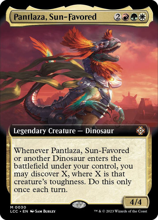 Pantlaza, Sun-Favored (Extended Art) | Commander: The Lost Caverns of Ixalan #30