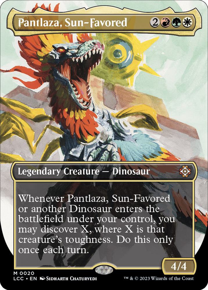 Pantlaza, Sun-Favored (Borderless) | Commander: The Lost Caverns of Ixalan #20