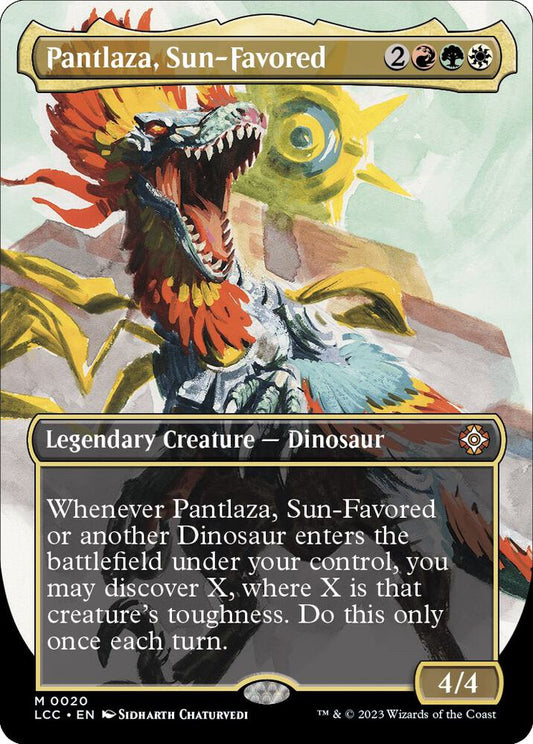 Pantlaza, Sun-Favored (Borderless) | Commander: The Lost Caverns of Ixalan #20