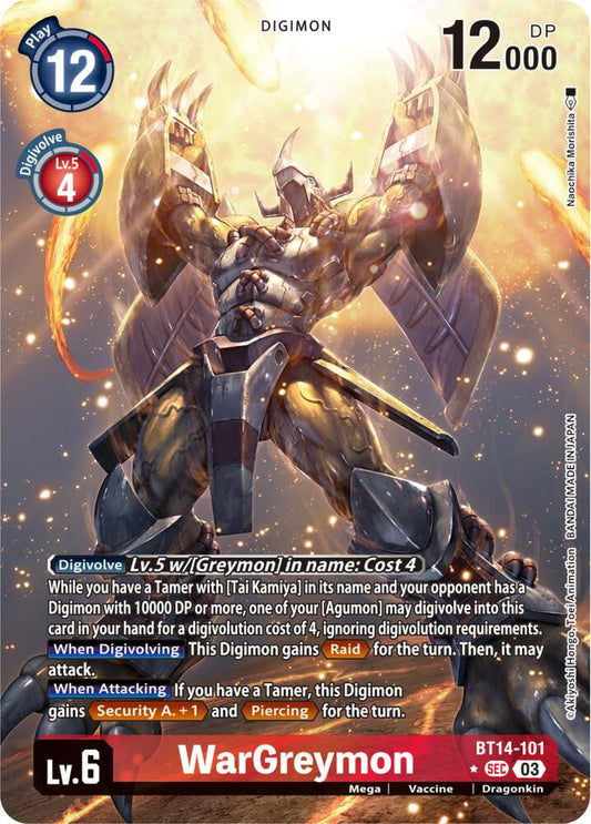 WarGreymon (Alternate Art) | Blast Ace #BT14-101 SEC