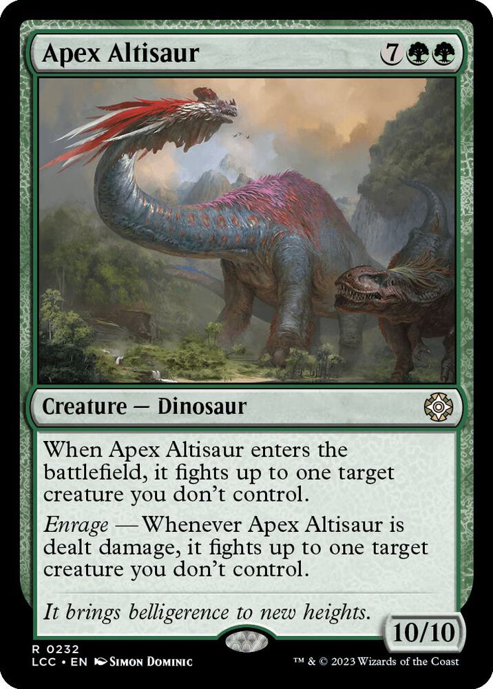 Apex Altisaur | Commander: The Lost Caverns of Ixalan #232