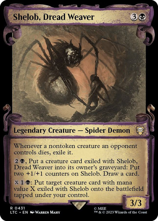 Shelob, Dread Weaver (Showcase Scrolls) | Commander: The Lord of the Rings: Tales of Middle-earth #431