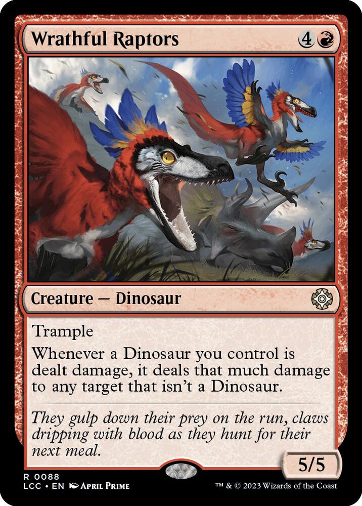 Wrathful Raptors | Commander: The Lost Caverns of Ixalan #88