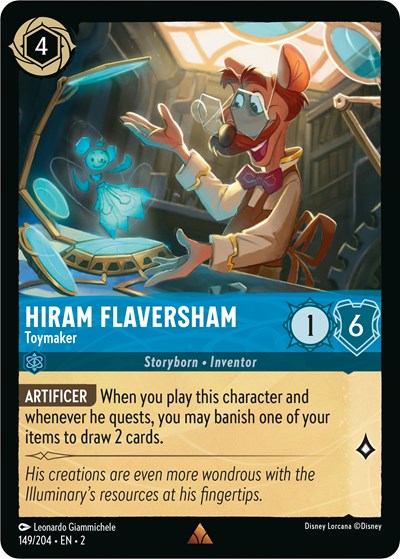 Hiram Flaversham - Toymaker | Rise of the Floodborn #149/204
