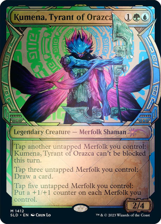 Kumena, Tyrant of Orazca (Rainbow Foil) | Secret Lair Drop Series #1412