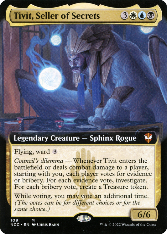 Tivit, Seller of Secrets | New Capenna Commander #109 [foil]