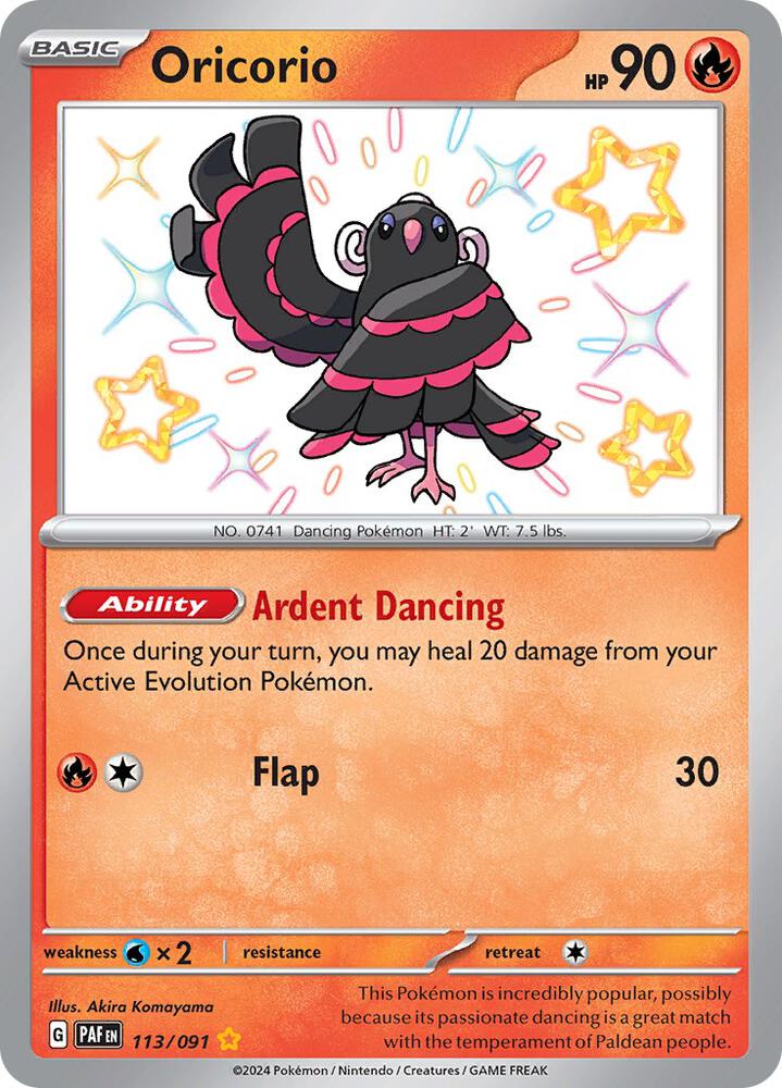 Oricorio | SV: Paldean Fates #113/091