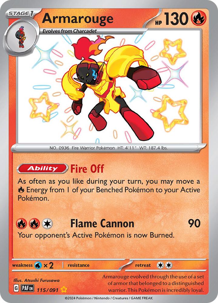 Armarouge - 115/091 | SV: Paldean Fates #115/091
