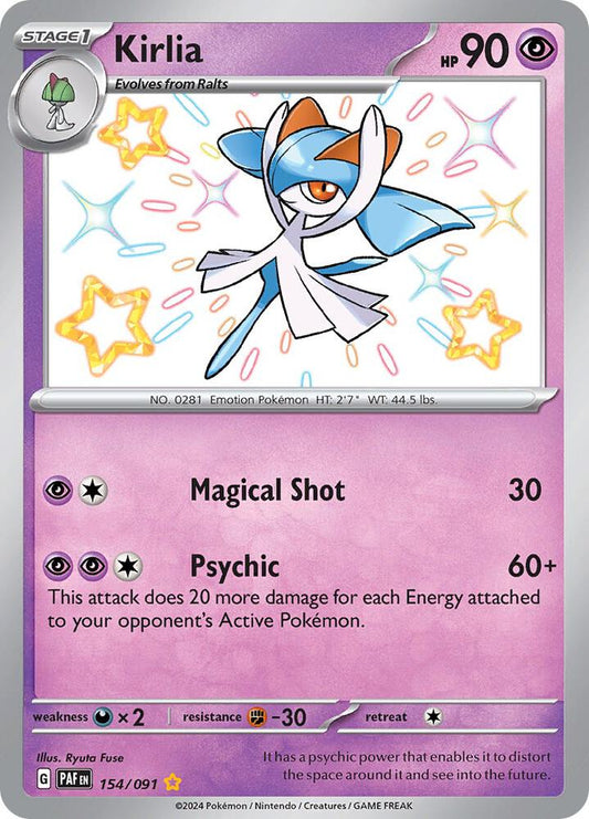 Kirlia - 154/091 | SV: Paldean Fates #154/091