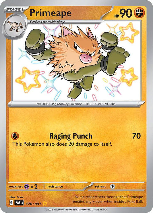 Primeape - 170/091 | SV: Paldean Fates #170/091