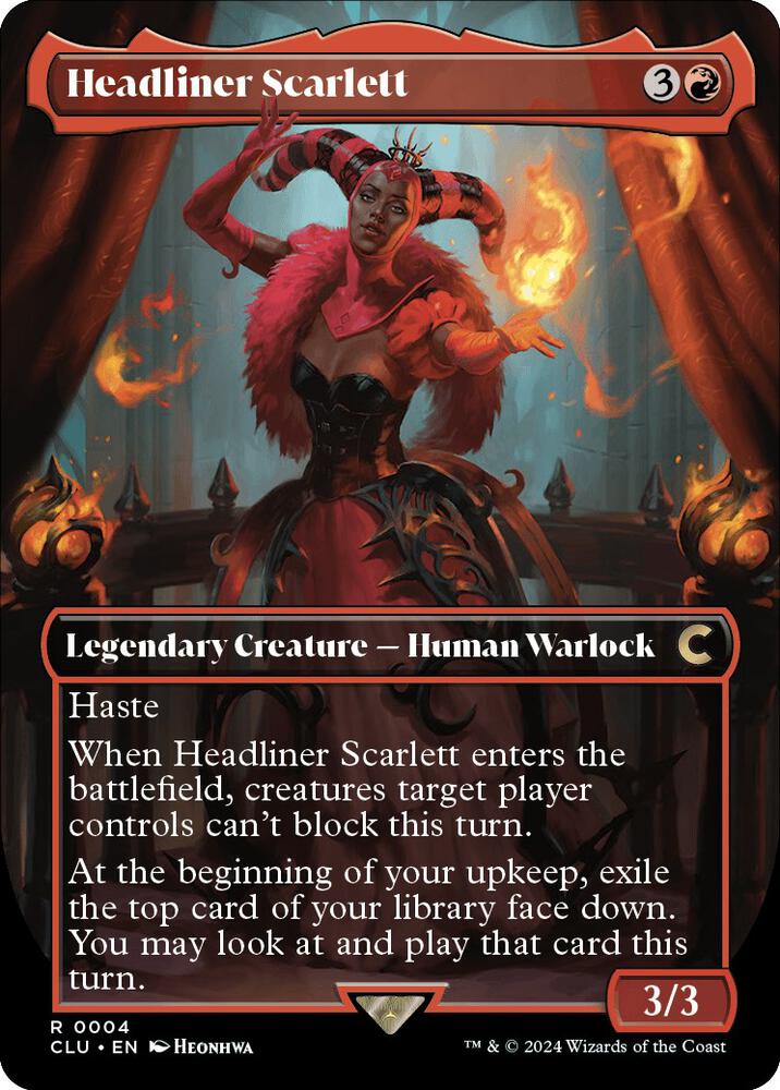 Headliner Scarlett (Borderless) | Ravnica: Clue Edition #4