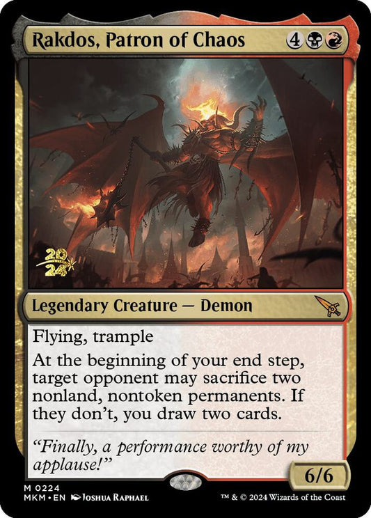 Rakdos, Patron of Chaos | Prerelease Cards #224