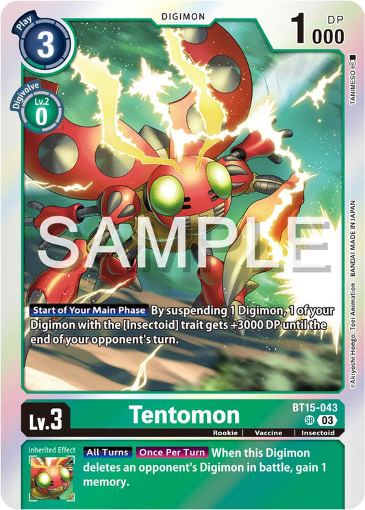 Tentomon | Exceed Apocalypse #BT15-043 SR