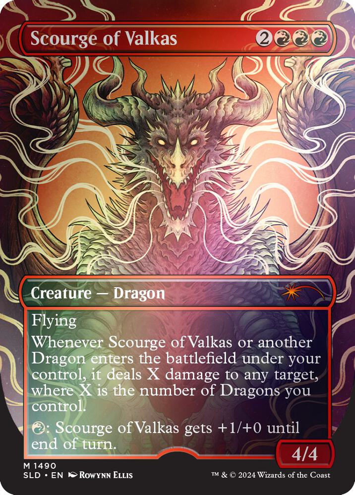 Scourge of Valkas (Rainbow Foil) | Secret Lair Drop Series #1490