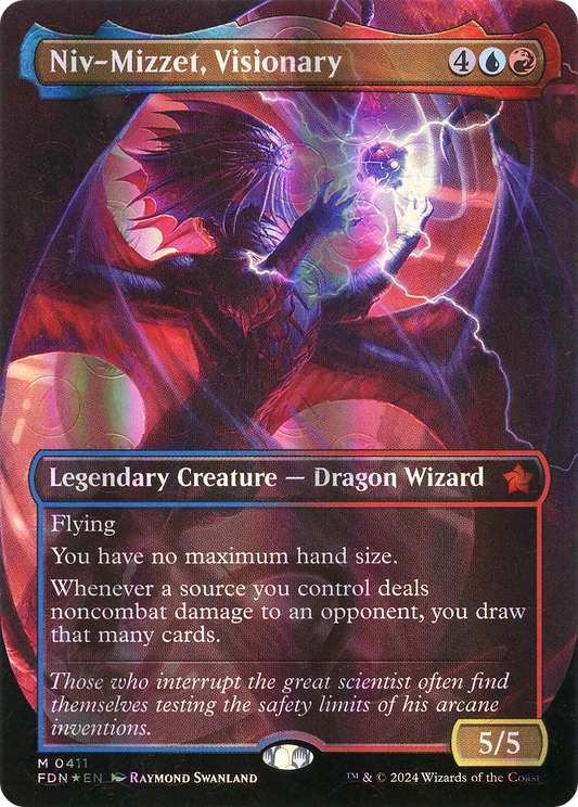 Niv-Mizzet, Visionary | Foundations #411 [foil]