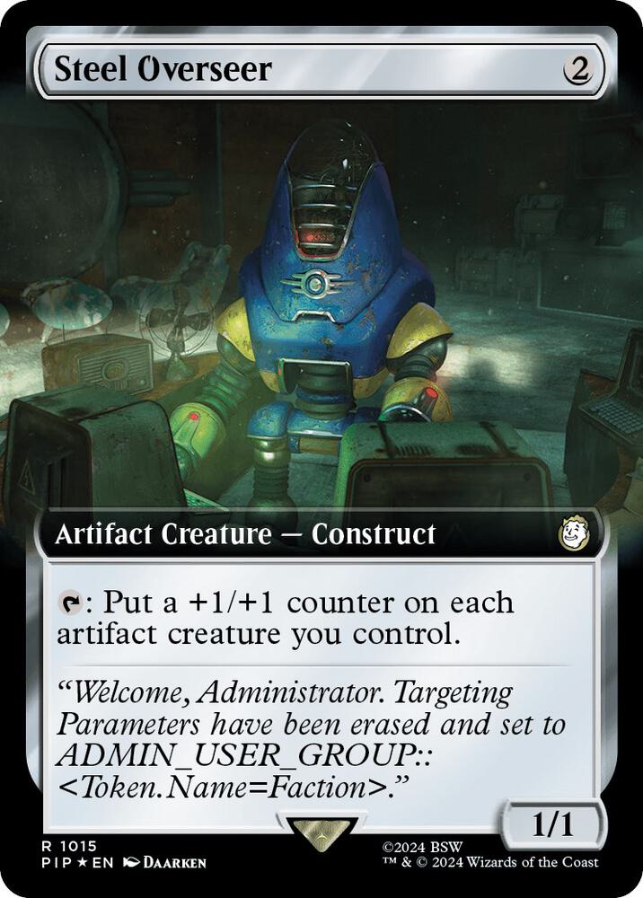 Steel Overseer (Extended Art) (Surge Foil) | Universes Beyond: Fallout #1015