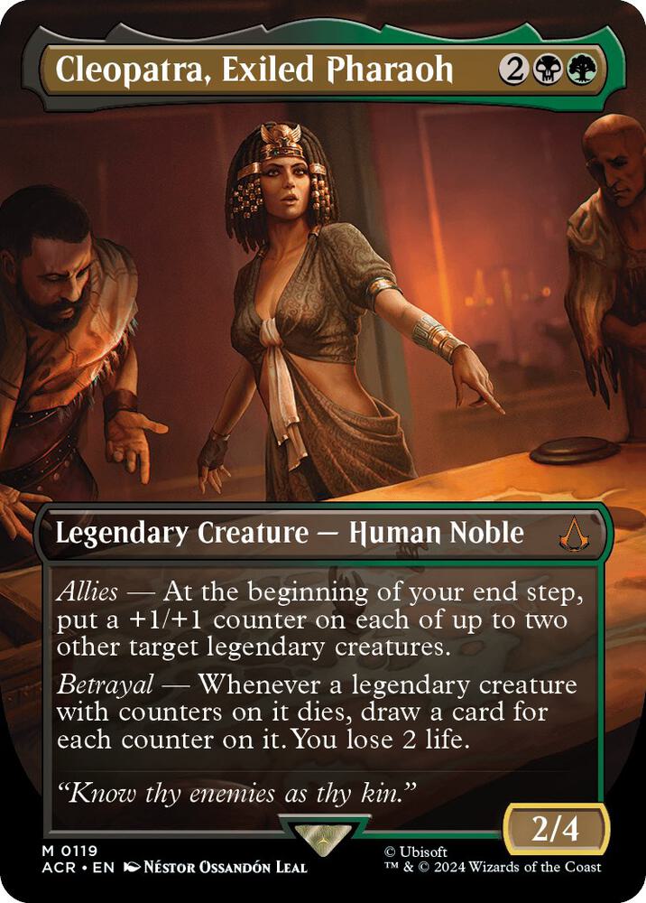 Cleopatra, Exiled Pharaoh (Borderless) | Universes Beyond: Assassin's Creed #119