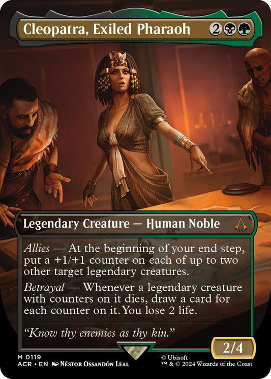 Cleopatra, Exiled Pharaoh (Borderless) | Universes Beyond: Assassin's Creed #119