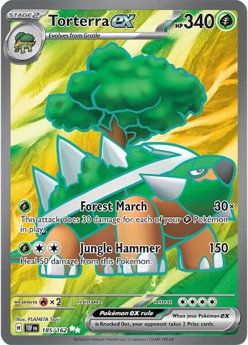 Torterra ex - 185/162 | SV05: Temporal Forces #185/162