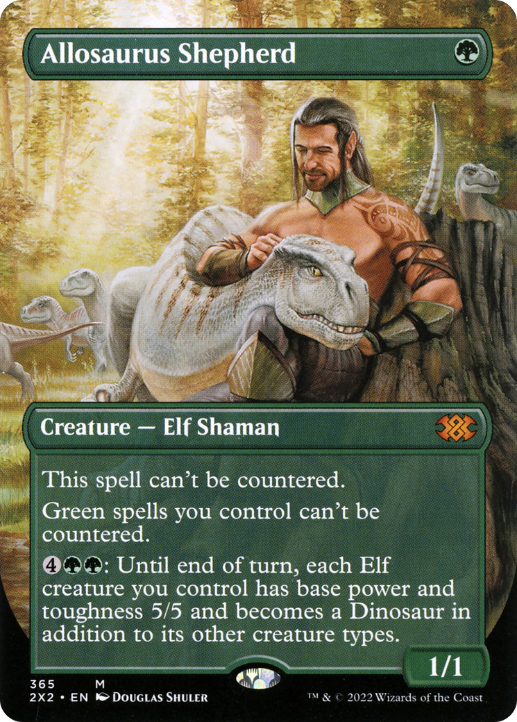 Allosaurus Shepherd | Double Masters 2022 #365 [foil]