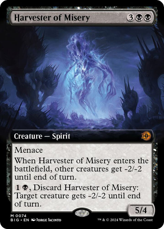 Harvester of Misery (Extended Art) | Outlaws of Thunder Junction: The Big Score #74