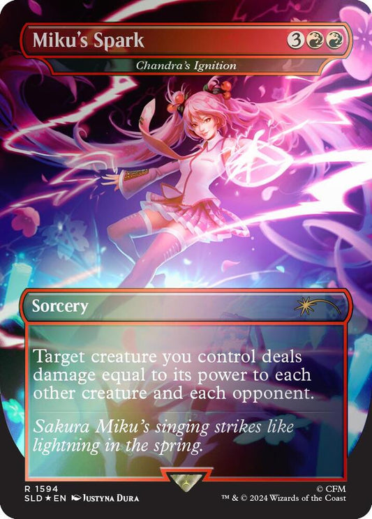 Miku's Spark - Chandra's Ignition (Rainbow Foil) | Secret Lair Drop Series #1594