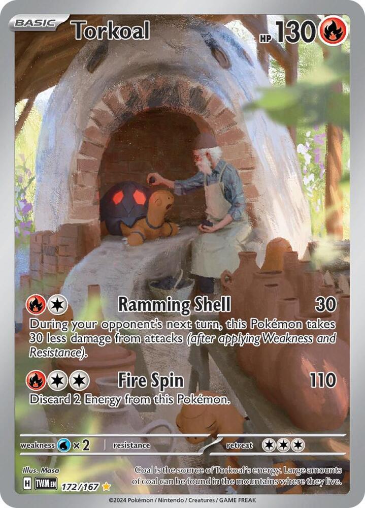 Torkoal - 172/167 | SV06: Twilight Masquerade #172/167