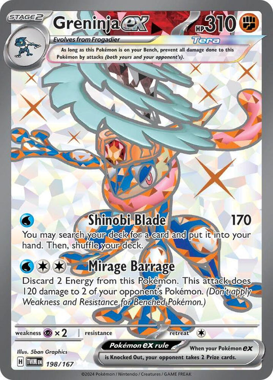 Greninja ex - 198/167 | SV06: Twilight Masquerade #198/167