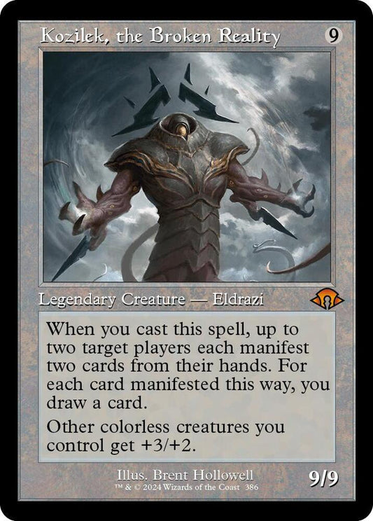 Kozilek, the Broken Reality (Retro Frame) | Modern Horizons 3 #386