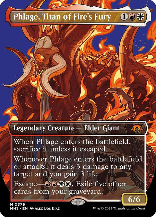 Phlage, Titan of Fire's Fury (Borderless) | Modern Horizons 3 #379