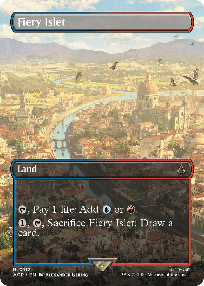 Fiery Islet (Borderless) | Universes Beyond: Assassin's Creed #112