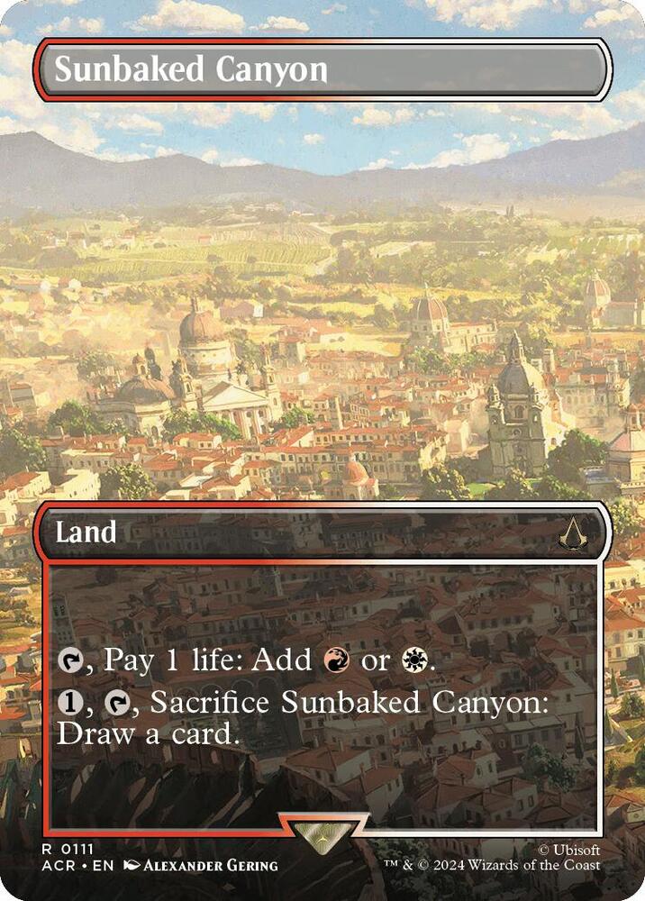 Sunbaked Canyon (Borderless) | Universes Beyond: Assassin's Creed #111