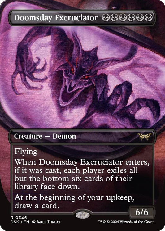 Doomsday Excruciator (Borderless) | Duskmourn: House of Horror #346