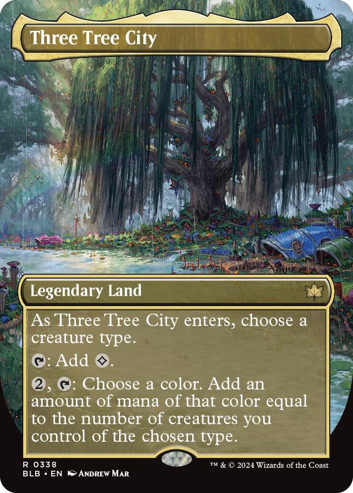 Three Tree City (Borderless) (0338) | Bloomburrow #338