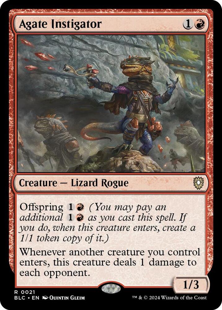 Agate Instigator | Commander: Bloomburrow #21